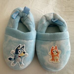 Bluey Kids Slippers - Blue for 2 year old
